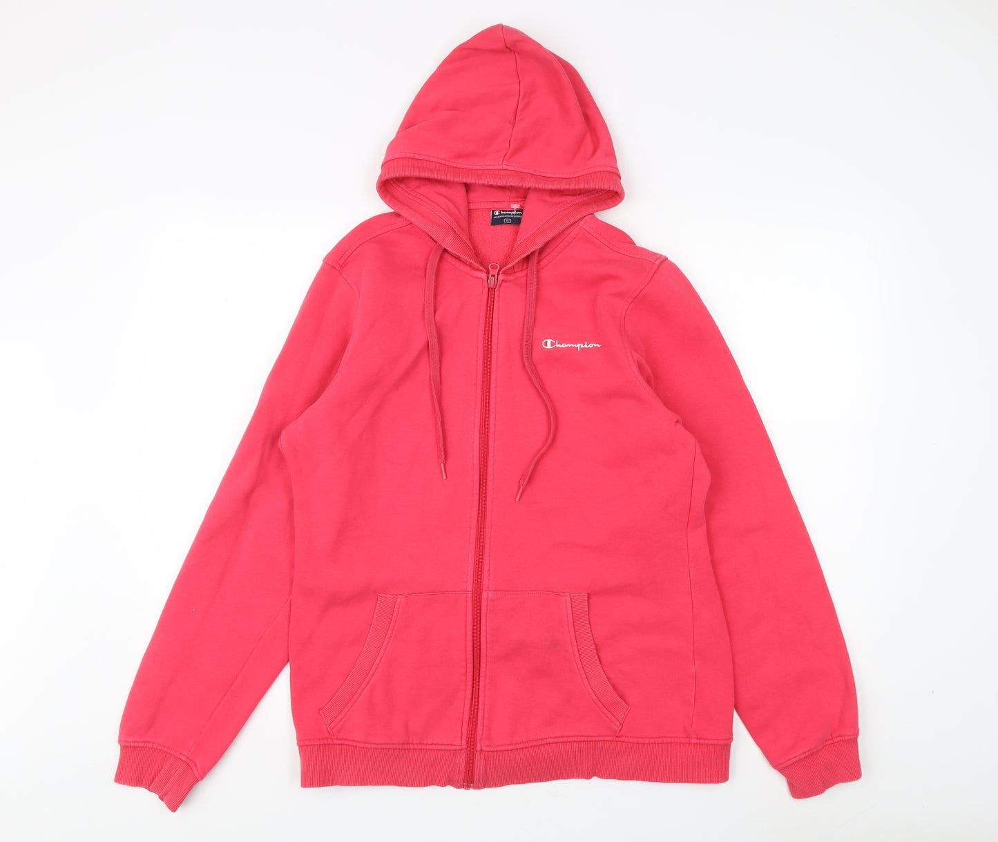 Champion Unisex Red Full Zip Hoodie XL Casual