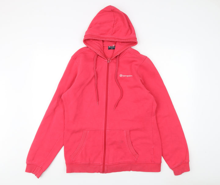 Champion Unisex Red Full Zip Hoodie XL Casual