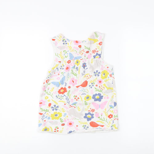 Mini Boden Girls Multicoloured Floral Tank Top, Size 10-11 Years
