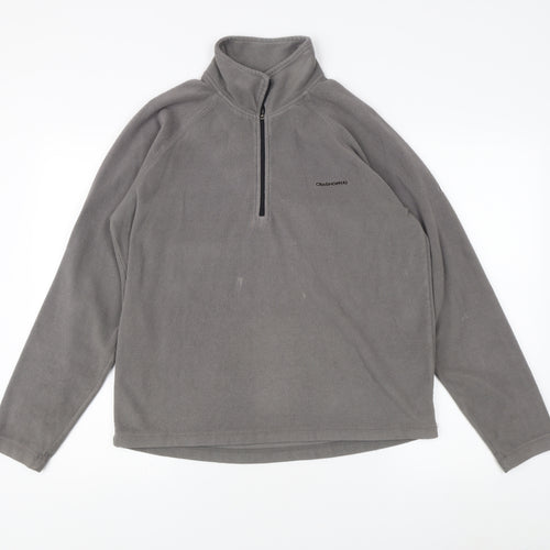 Craghoppers Men's Grey 1/4 Zip Fleece Sweatshirt S
