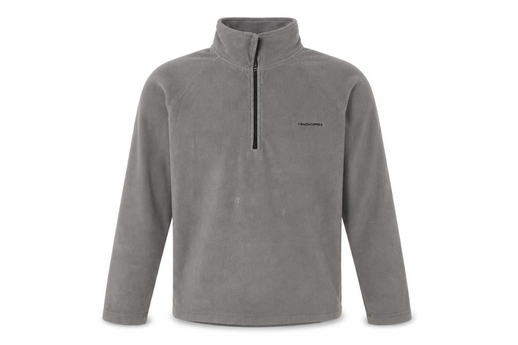 Craghoppers Men's Grey 1/4 Zip Fleece Sweatshirt S