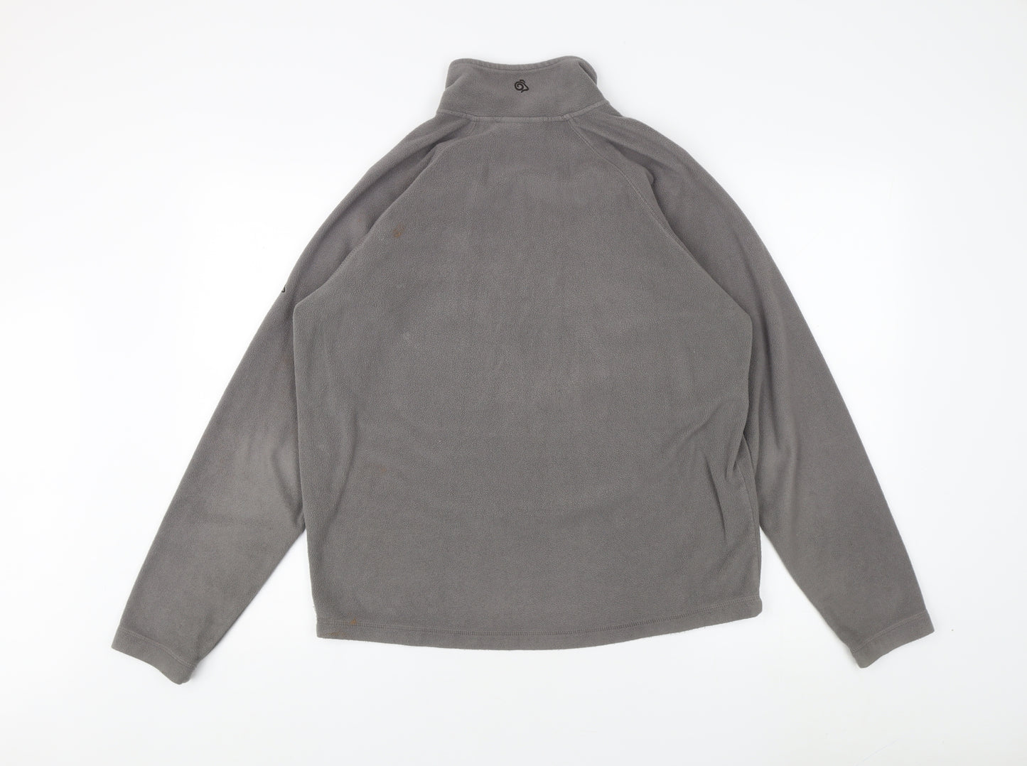 Craghoppers Men's Grey 1/4 Zip Fleece Sweatshirt S