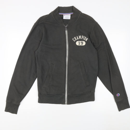 Champion Unisex Black S Basic Jacket Cotton Blend