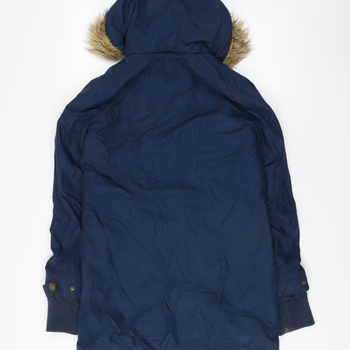 Surfanic Women's Blue XS Parka Jacket Hooded