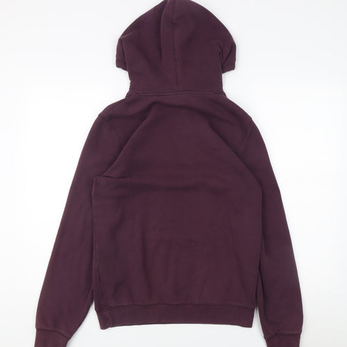 TOG24 Unisex Purple Pullover Hoodie S, Autumn-Winter Style