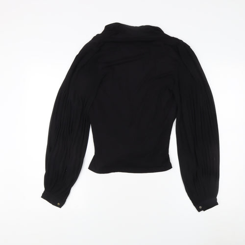 Jasper Conran Women's Black Wrap Blouse - Size 8