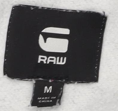 G-Star RAW Men's Grey Pullover Hoodie M
