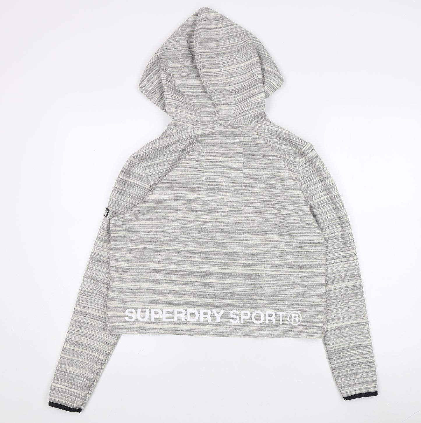 Superdry Grey Unisex Hoodie S Pullover, Hooded, Logo