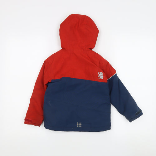 Dare 2b Boys Red Blue Puffer Jacket 3-4 Years Hooded Winter