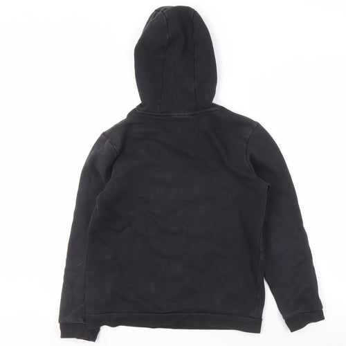 Adidas Boys Black Pullover Hoodie Size 12 Years