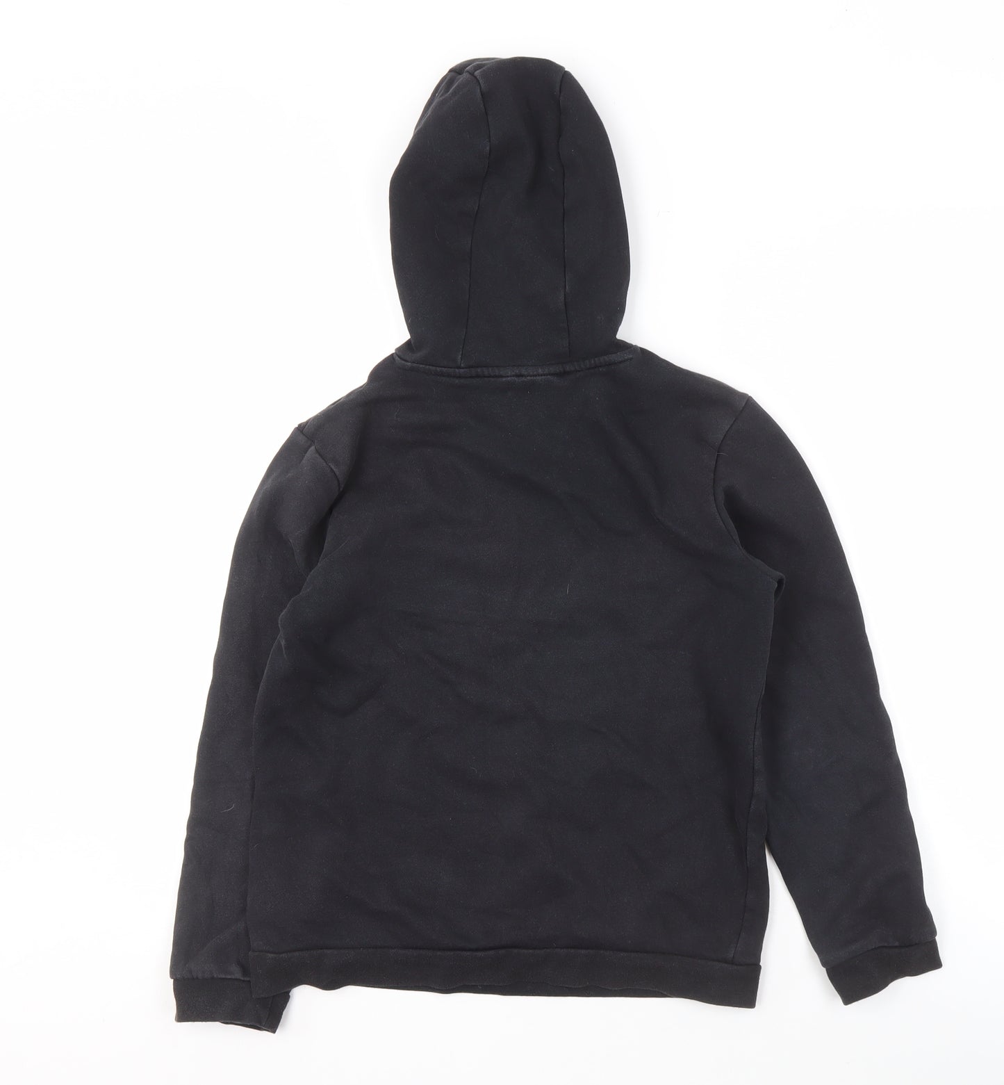 Adidas Boys Black Pullover Hoodie Size 12 Years