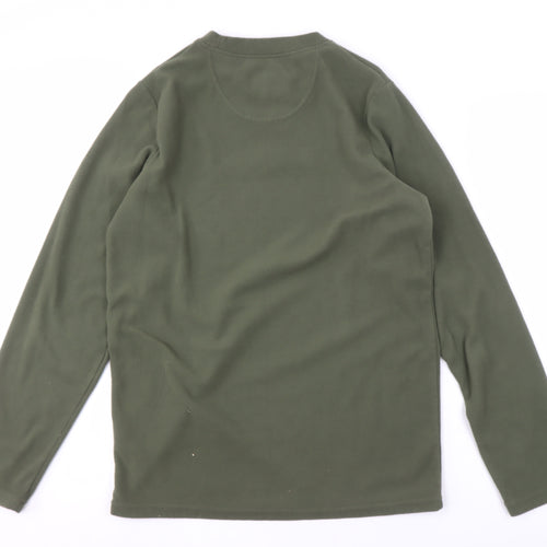 Peter Storm Men's Green Fleece Pullover Sweatshirt XS