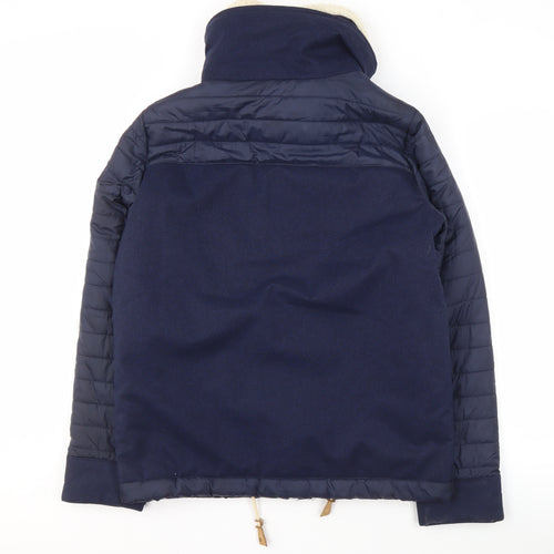 Roxy Men's Blue Puffer Jacket L Size Casual Style