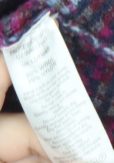 Seasalt Cornwall Women's Multicoloured Open Front Cardigan Size 12