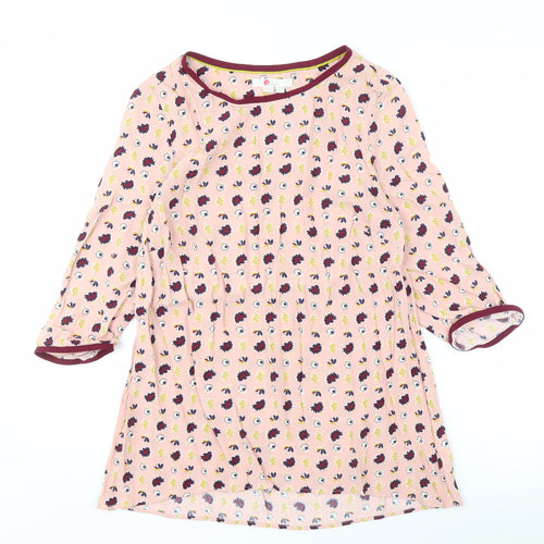 Boden Women's Pink Floral Tunic, Size 10, Spring Wear