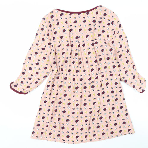 Boden Women's Pink Floral Tunic, Size 10, Spring Wear