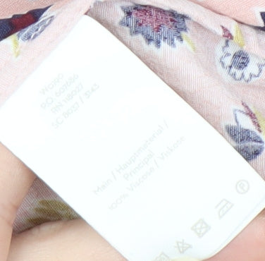 Boden Women's Pink Floral Tunic, Size 10, Spring Wear