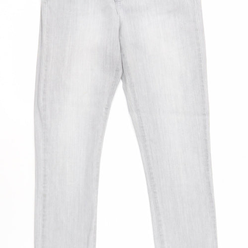 Firetrap Men’s Grey Slim Straight Jeans