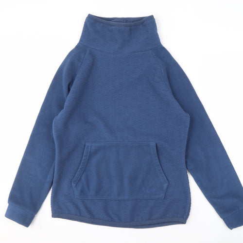 Weird Fish Women's Blue Pullover Sweatshirt, Size 10