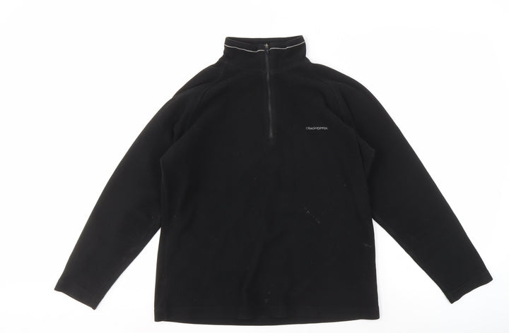 Craghoppers Women’s Black Fleece Pullover Sweatshirt Size 12