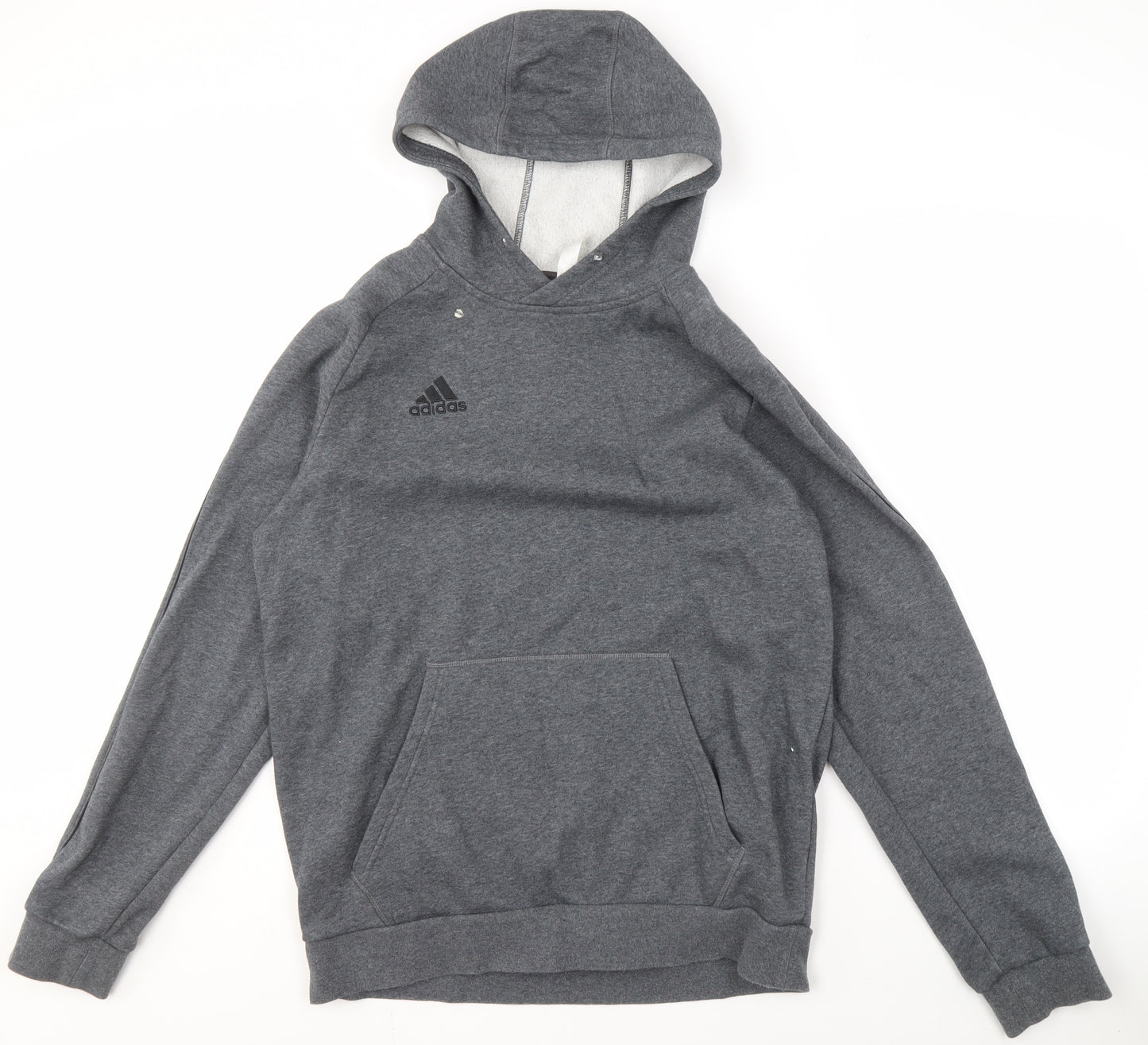 Adidas Men's Grey Hoodie L Pullover Sports