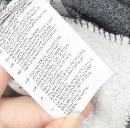 Adidas Men's Grey Hoodie L Pullover Sports