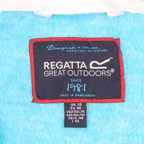 Regatta Women's Blue Basic Jacket Size 20