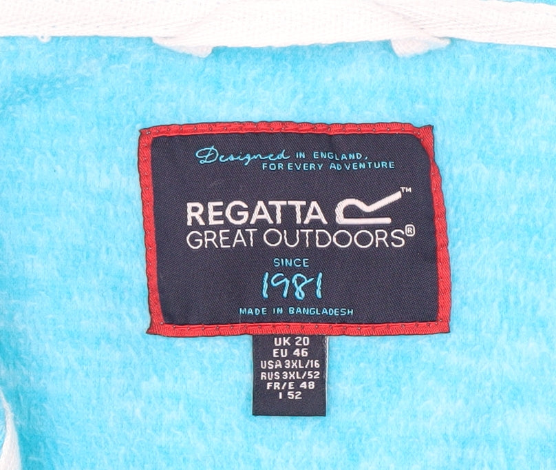 Regatta Women's Blue Basic Jacket Size 20