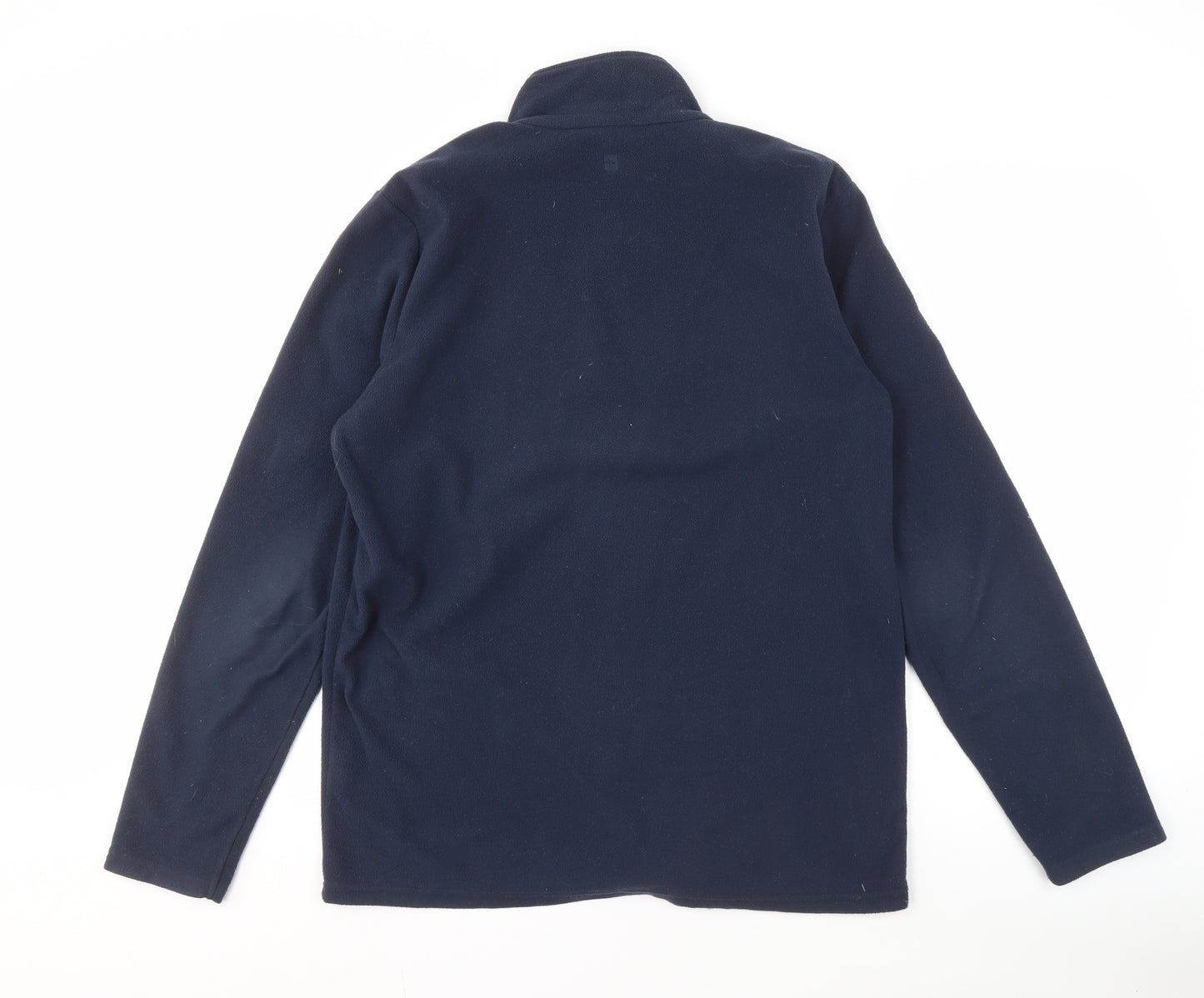 Mountain Warehouse Men's Blue 1/2 Zip Fleece Sweatshirt M