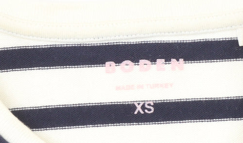 Boden Women's Multicoloured XS Striped T-Shirt
