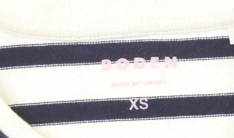 Boden Women's Multicoloured XS Striped T-Shirt