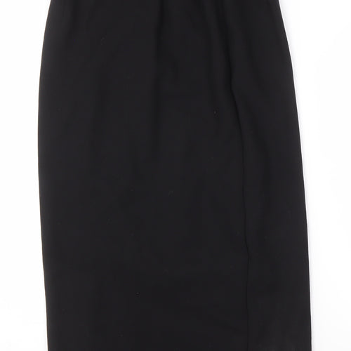 Jaeger Women's Black Wool Pencil Skirt Size 16