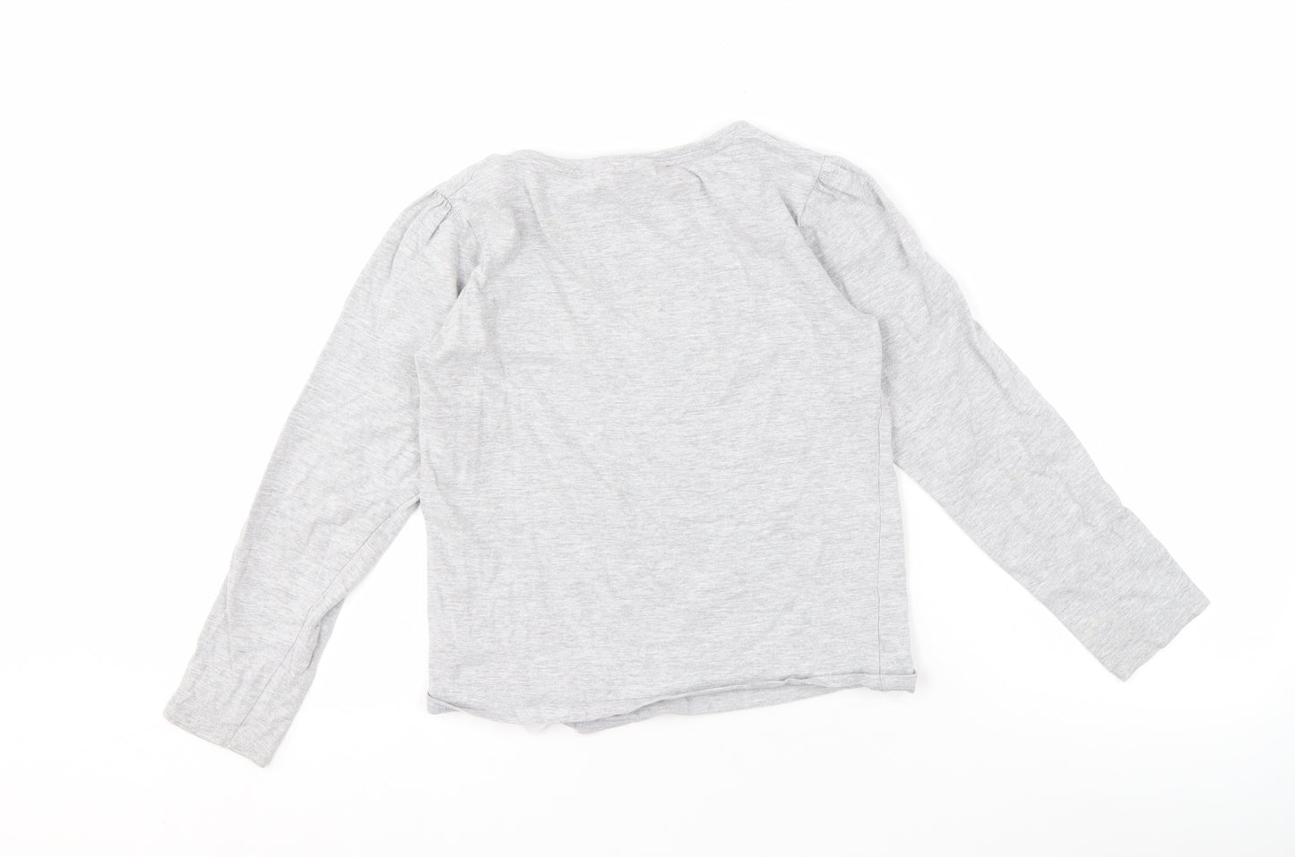 LFC Girls Grey Logo Long Sleeve T-Shirt 7-8 Years Pullover