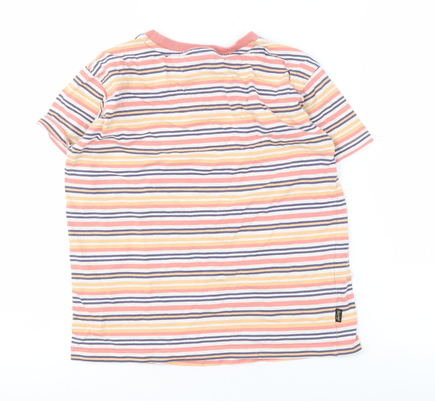 Superdry Women's Multicoloured Striped T-Shirt Size 10