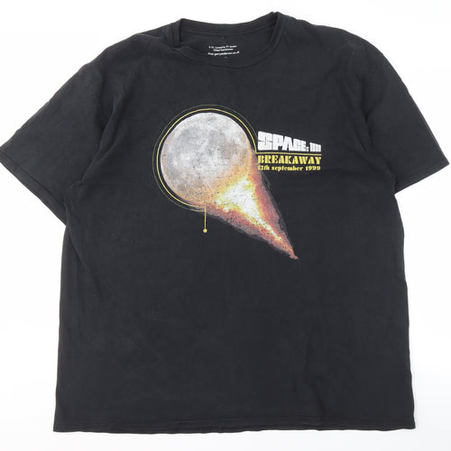 Gerry Anderson Men's Black Space: 1999 T-Shirt 2XL Graphic Tee
