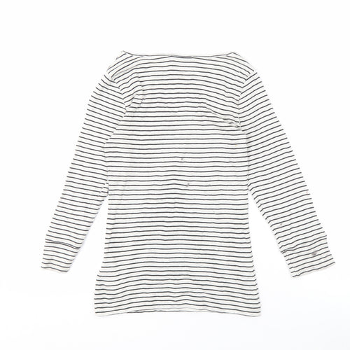 Whistles Women's Multicoloured Striped Long Sleeve T-Shirt