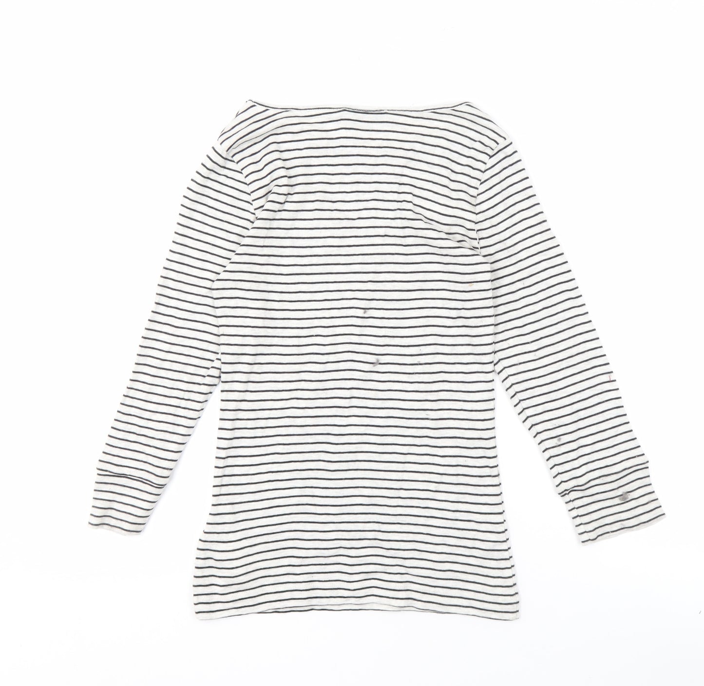 Whistles Women's Multicoloured Striped Long Sleeve T-Shirt