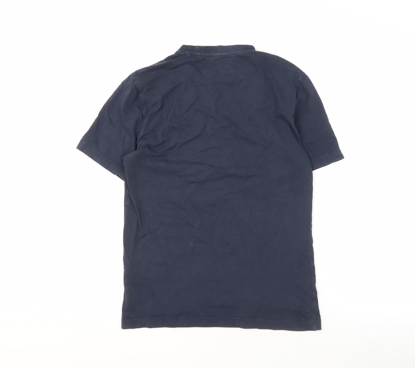 Penguin Men's Blue Graphic Print T-Shirt, Size S