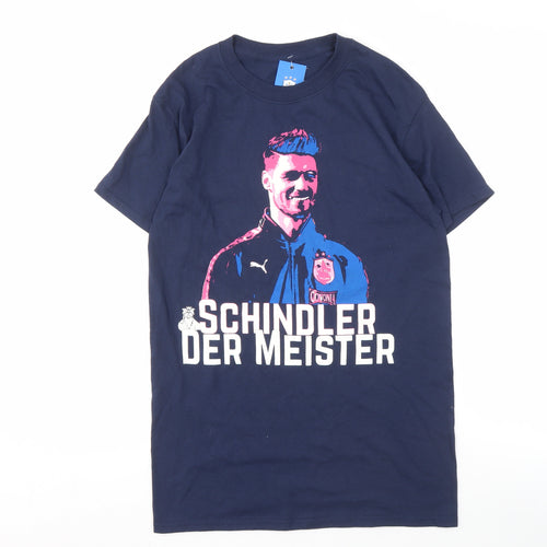 Premier League Men's Blue XL Sports Graphic Print T-Shirt