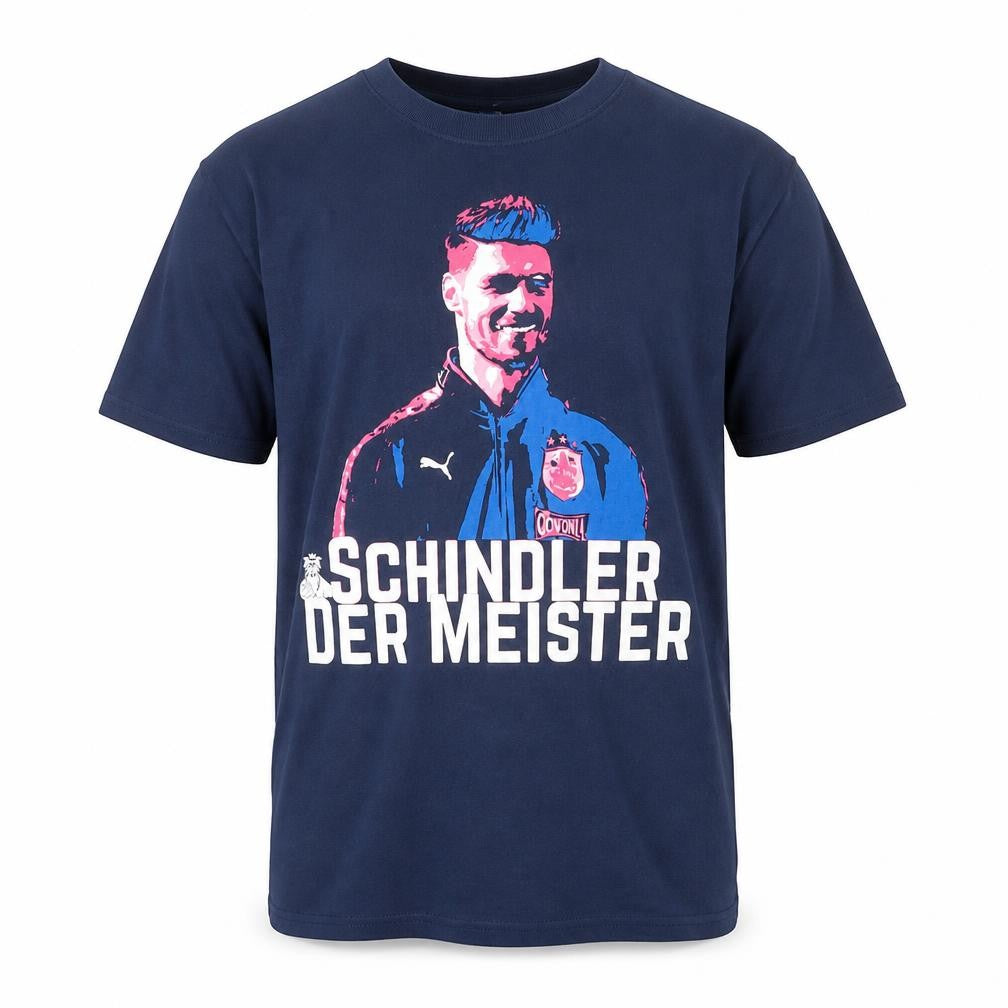 Premier League Men's Blue XL Sports Graphic Print T-Shirt