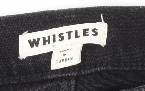 Whistles Unisex Black Skinny Jeans Size 26 Slim Fit