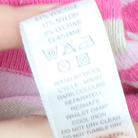 Jasper Conran Women's Pink Striped Long Sleeve V-Neck Tee