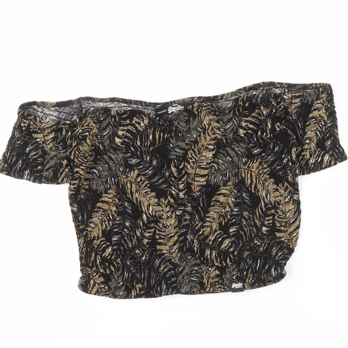 Superdry Women's Multicoloured Off Shoulder Blouse L