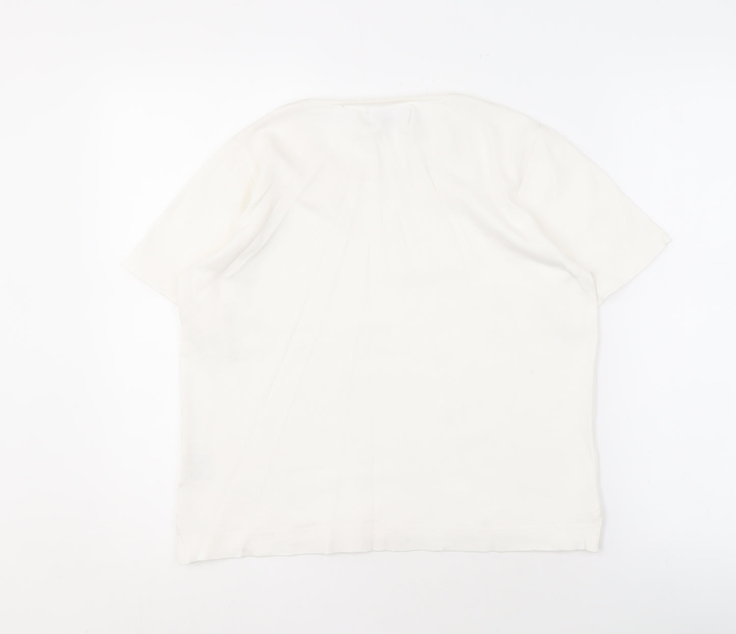 Honor Millburn Women's Ivory Beaded Blouse Size S