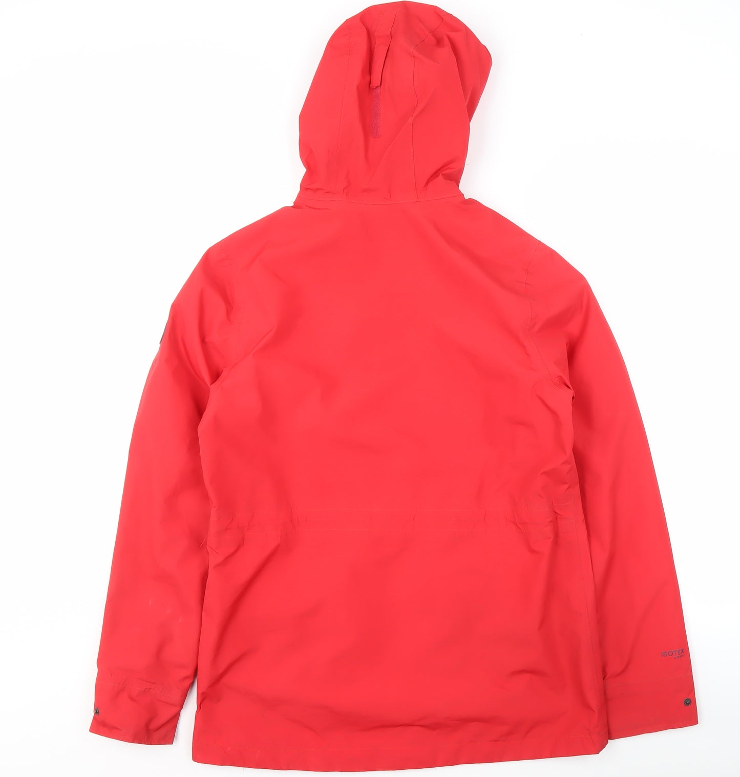 Regatta Women's Red Hooded Rain Coat - Size 10