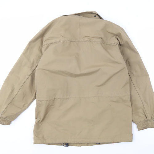 Trespass Men's Beige Waterproof Rain Coat Jacket S