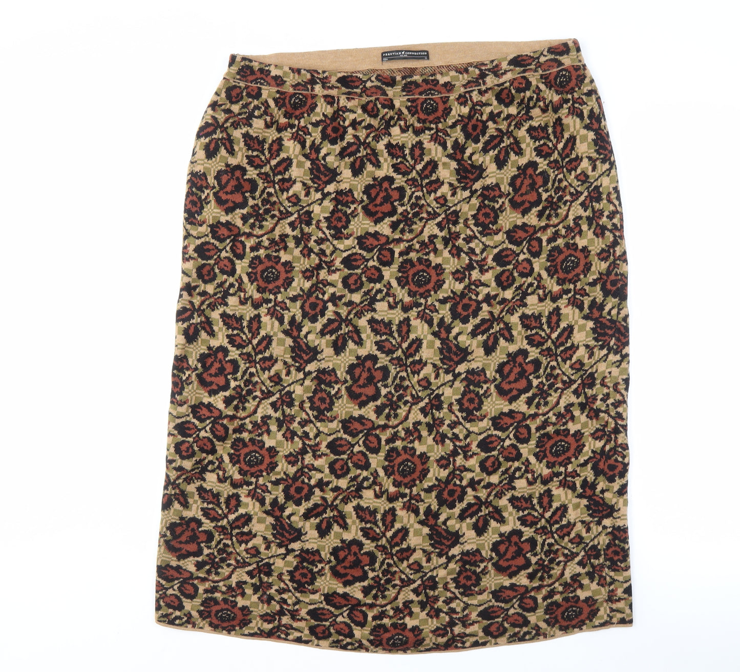 Peruvian Connection Women's XL Floral Pencil Skirt