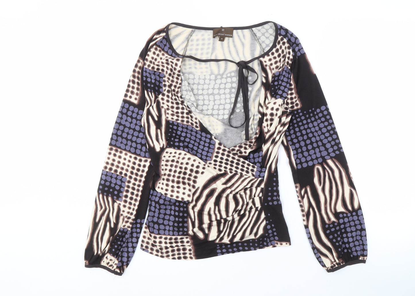 Fenn Wright Manson Women’s Multicoloured Wrap Blouse 14