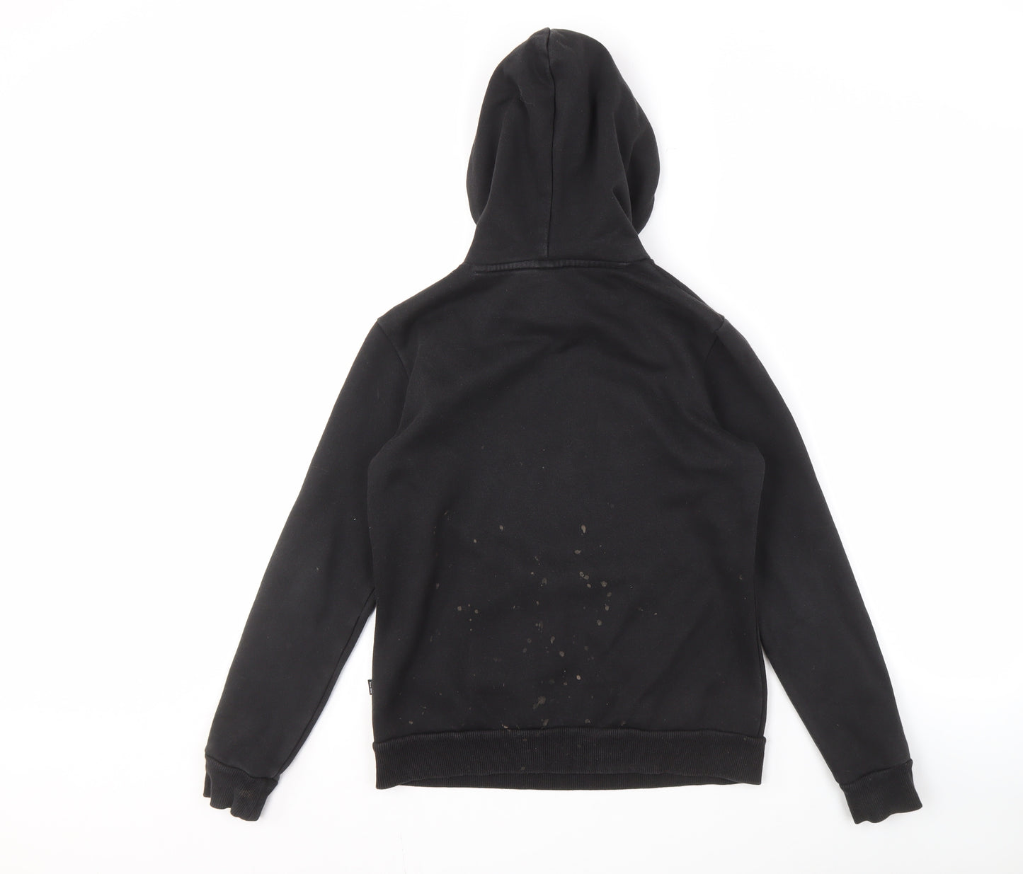 Puma Black Unisex Hoodie, XS, Logo, Cotton Blend