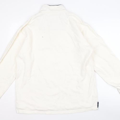 Cotton Traders Men's Ivory Pullover Sweatshirt L